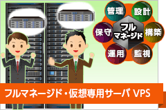 フルマネージド・仮想専用サーバ　VPS